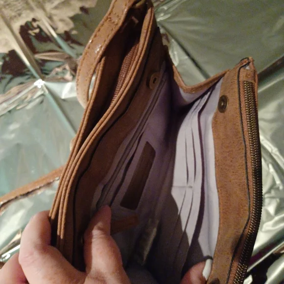 boho laser cut organizer purse - Picture 6 of 8